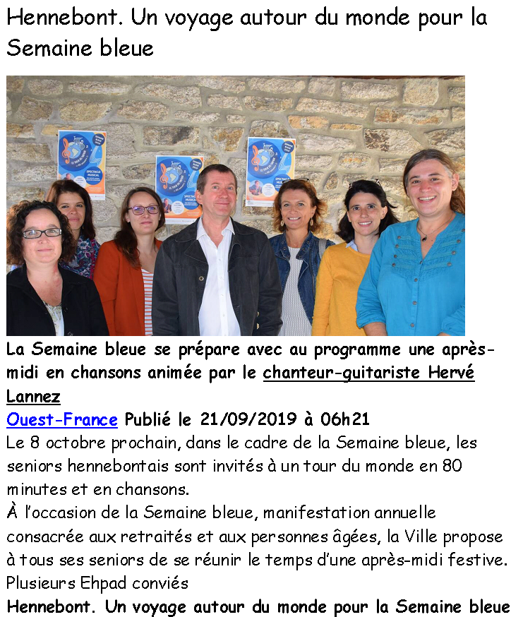 2019 10 08 Hennebont Semaine Bleue OUEST FRANCE