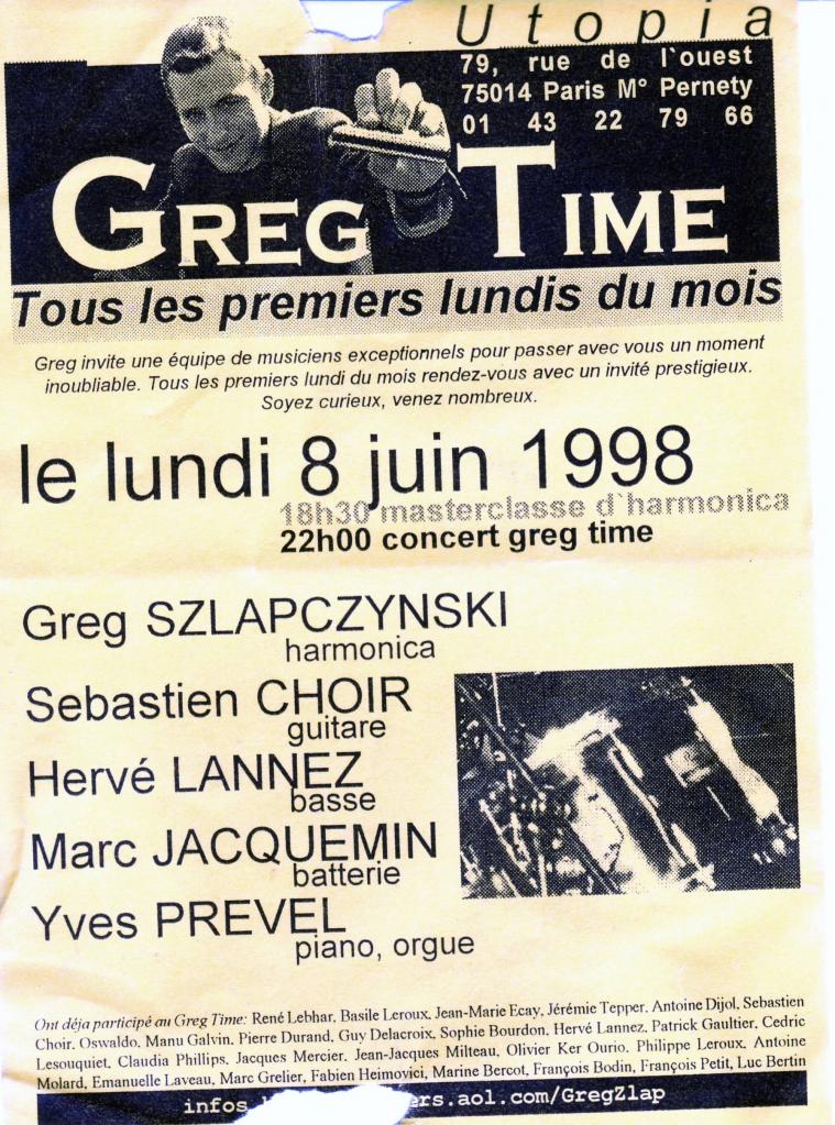 1998 06 08 concert GREG ZLAP